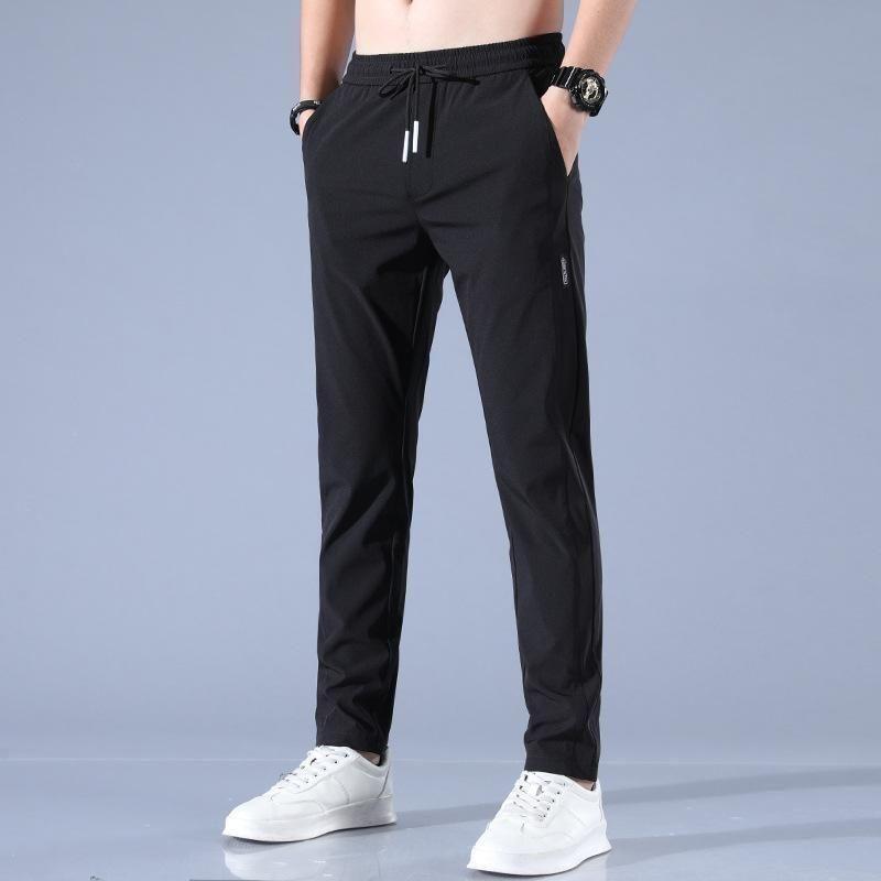 🔥Buy1 Get 1 Free💥🤩 PREMIUM MEN'S HIGH STRETCH SKINNY LYCRA PANTS(Black & Grey) 🔥