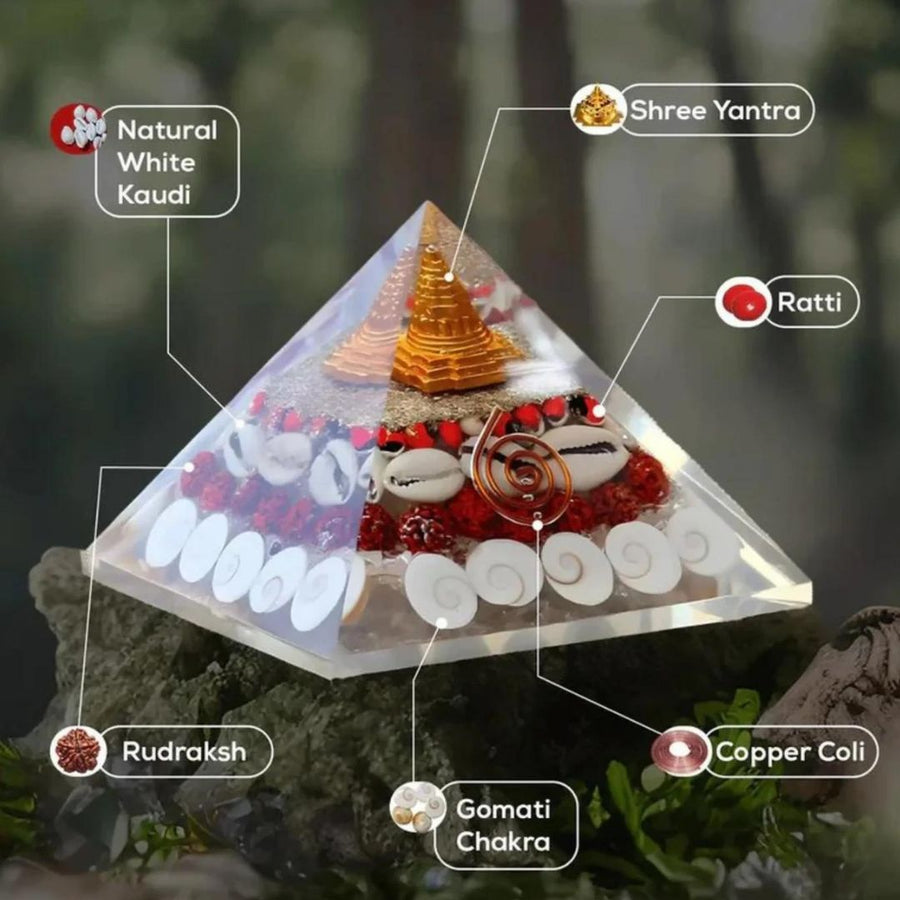 š Crystal Lakshmi Wealth Gomati Chakra Pyramid š°
