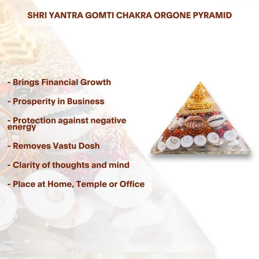 š Crystal Lakshmi Wealth Gomati Chakra Pyramid š°