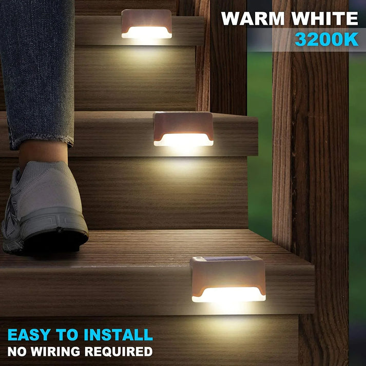 SunSet Glow – Solar Deck Lights | Automatic Switch-On Every Evening