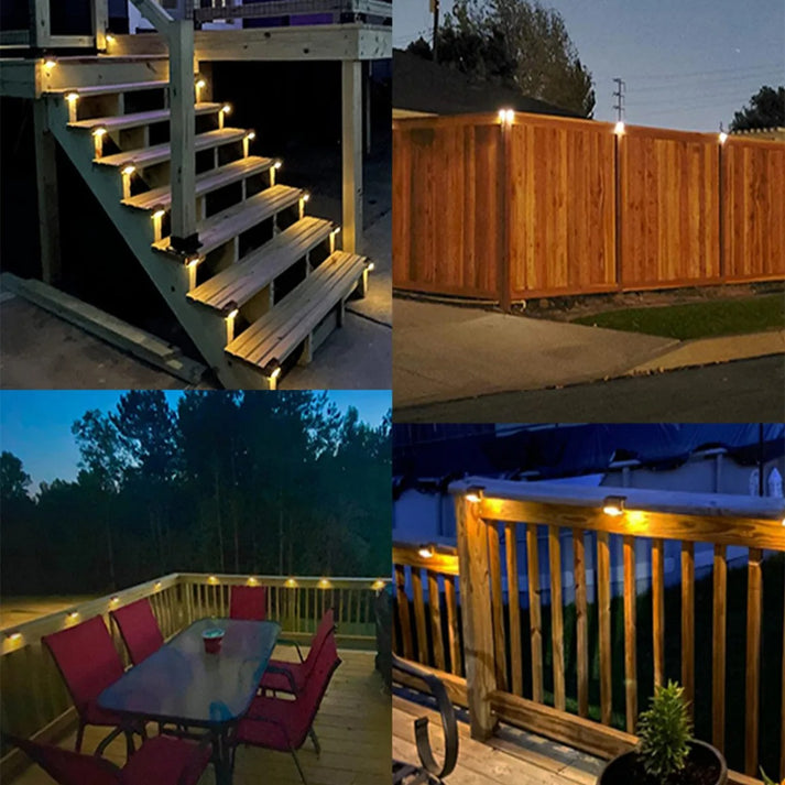 SunSet Glow – Solar Deck Lights | Automatic Switch-On Every Evening