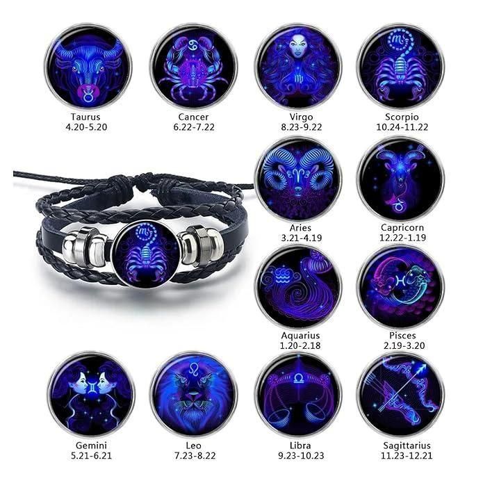 Zodiac Signs Astrology Bracelet