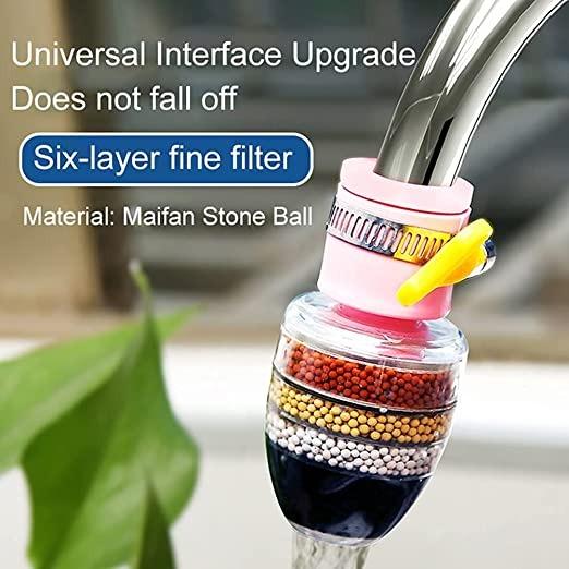 Multi-Layer Activated Carbon Water Faucet Filter (Assorted Color) | (Buy 1 Get 1 free) 🔥