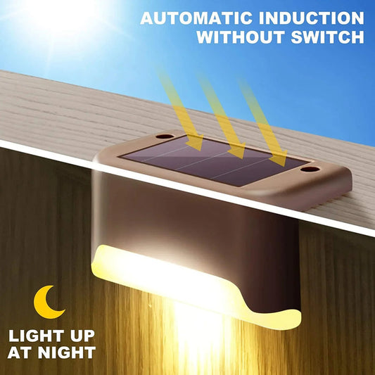 SunSet Glow – Solar Deck Lights | Automatic Switch-On Every Evening